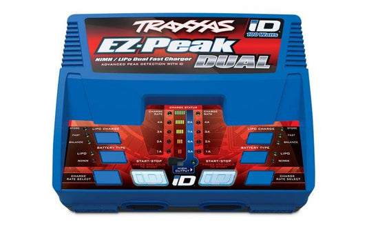Traxxas 2990 11.1V 3S Battery (2) / EZ-Peak 100W Dual Charger Completer Pack