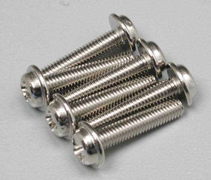 Traxxas 3187 3x15mm Washerhead Screws (6) Rustler Stampede