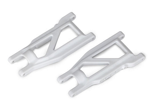 Traxxas 3655A - Front / Rear Suspension Arms, White, Rustler 4x4