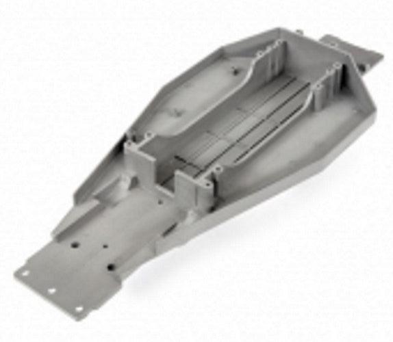 Traxxas 3722R Lower Chassis (Grey) (166mm Long Battery Compartment) For #3725R