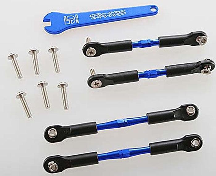 Traxxas 3741A Aluminum Turnbuckle Set Blue Rustler/Stampede/Bandit