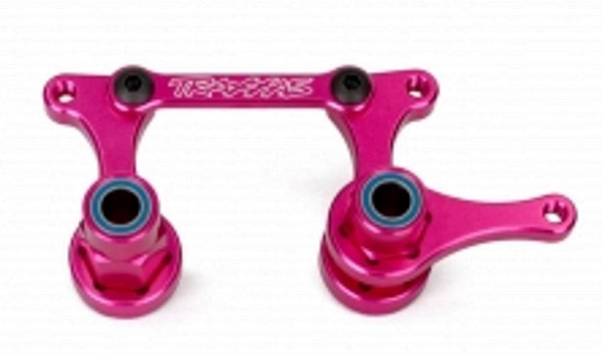 Traxxas 3743P Steering Bellcranks /Drag Link Pink-Anodized 2wd Slash