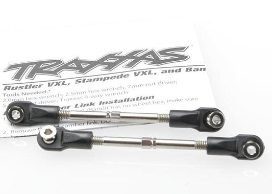 Traxxas 3745 59mm Turnbuckles Toe Link (2) Rustler Slash Stampede Bandit