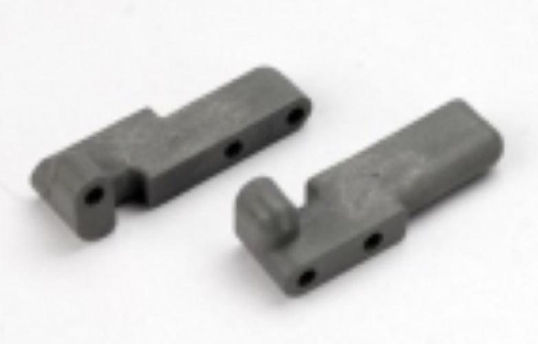 Traxxas 4918A Servo Mounts Steering/Shift (Front & Rear) (Gray) T-Maxx