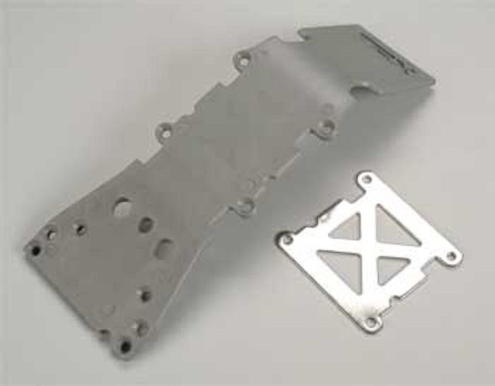 Traxxas 4937A Skid Plate Front Plastic Grey T-Maxx S-Maxx E-Maxx