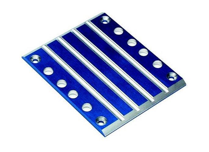 Traxxas 4947X Skid Plate Transmission, T6 Aluminum (Blue) T-Maxx