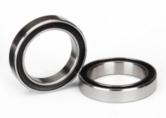 Traxxas 5102A Ball bearings Black rubber sealed (15x21x4mm) (2) TRX-4