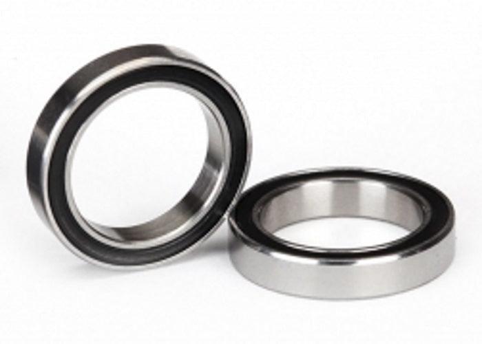 Traxxas 5102A Ball bearings Black rubber sealed (15x21x4mm) (2) TRX-4
