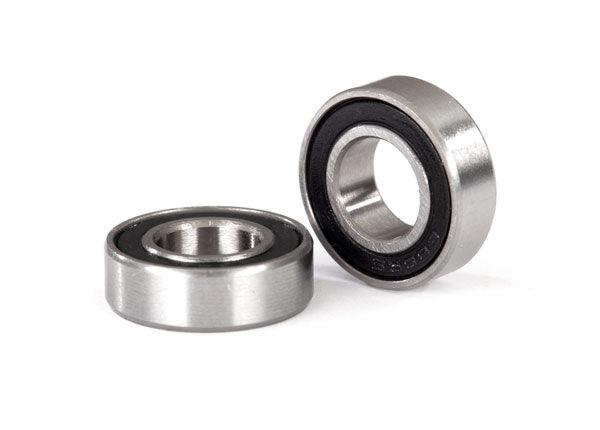Traxxas 5118A Ball Bearings Black Rubber Sealed (8x16x5mm) (2) Maxx