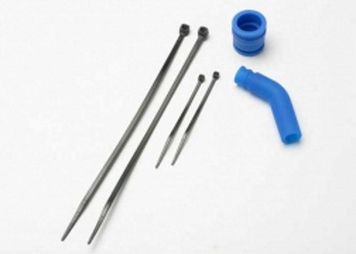 Traxxas 5245 Molded Pipe Coupler Blue Jato Revo Slayer TRX 2.5R TRX 3.3