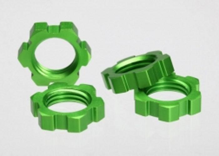 Traxxas 5353A Wheel Nut Splined 17mm Green-Anodized E-Maxx E-Revo Revo T-Maxx