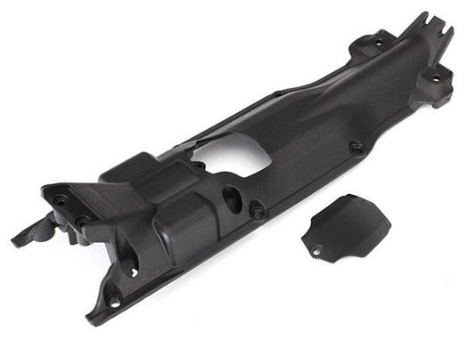 Traxxas 5637X Skidplate Transmission Nylon (Black) /Cover E-Revo
