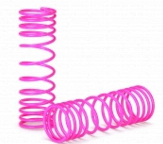Traxxas 5857P Springs Front (Pink) (Progressive rate) (2) Slash 2wd