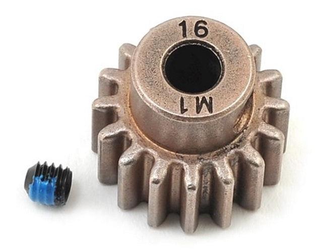Traxxas 6489X Hardened Steel Mod 1.0 Pinion Gear /5mm Bore 16Tooth X-Maxx XO-1