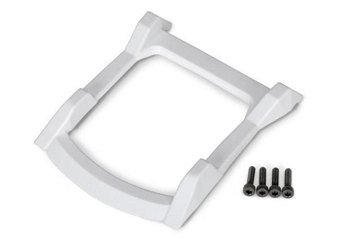Traxxas 6728A Skid plate Roof (Body) (White)/ 3x12 CS (4) Rustler 4x4