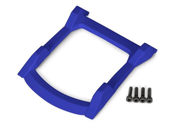 Traxxas 6728X Skid Plate Roof (Body) (Blue)/ 3x12 CS (4) Rustler 4x4