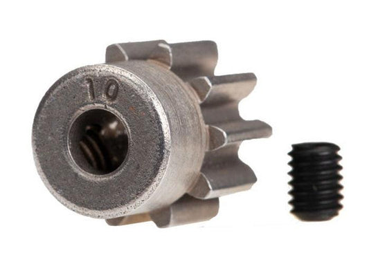 Traxxas 6746 Gear 10-T Pinion (32-p) (Steel)/Set Screw Rustler 4X4 TRX-4 TRX-6