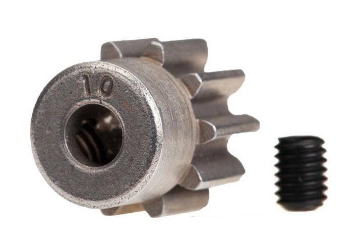 Traxxas 6746 Gear 10-T Pinion (32-p) (Steel)/Set Screw Rustler 4X4 TRX-4 TRX-6