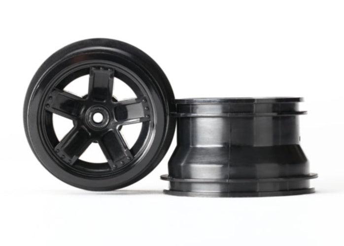 Traxxas 7671 LaTrax Wheels Teton Black (2)