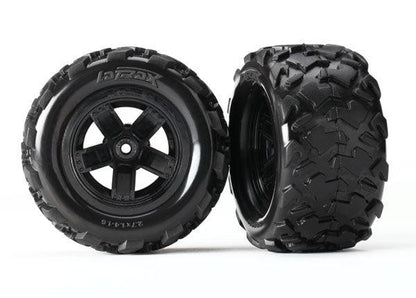 Traxxas 7672 LaTrax Tires/Wheels Assembled Glued Teton (4)
