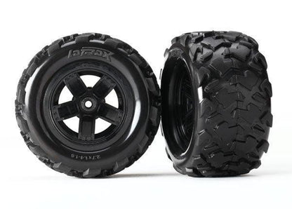 Traxxas 7672 LaTrax Tires/Wheels Assembled Glued Teton (4)