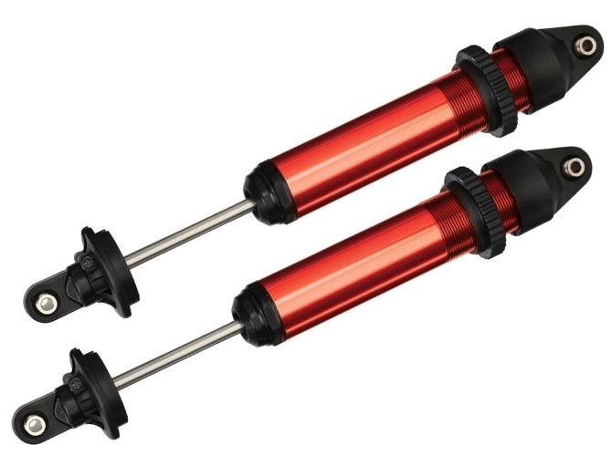 Traxxas 7761R Shocks GTX Aluminum Red-Anodized (2) X-Maxx