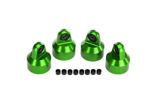 Traxxas 7764G Green Aluminum Shock Cap Set (4) X-Maxx