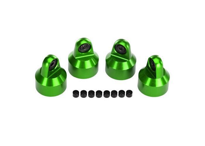 Traxxas 7764G Green Aluminum Shock Cap Set (4) X-Maxx