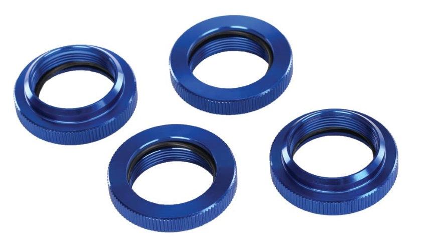 Traxxas 7767 Spring Retainer (Adjuster) Blue-Anodized Aluminum GTX shocks X-Maxx