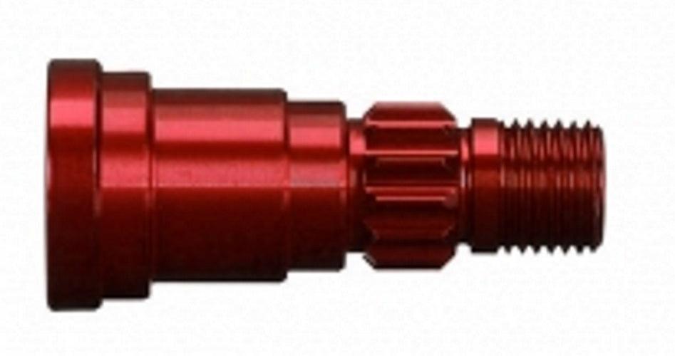 Traxxas 7768R Stub axle Aluminum (Red-Anodized) X-Maxx (Use Only #7750X)