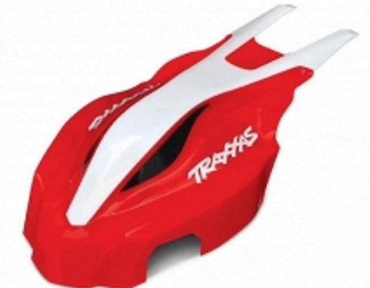 Traxxas 7911 Canopy Front Red/White Aton