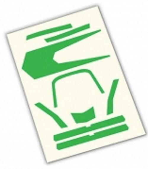 Traxxas 7983 Decals High Visibility Green Aton