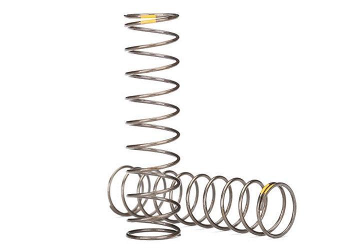 Traxxas Springs Shock (Natural Finish) GTS (0.22 Rate, Yellow Stripe) TRX-4