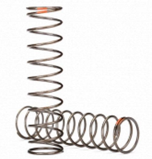 Traxxas Springs, Shock (Natural Finish) (GTS) (0.39 Rate Orange Stripe) TRX-4
