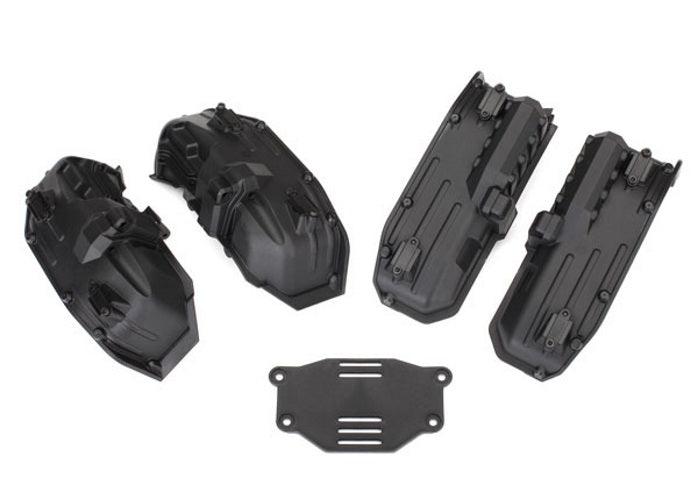 Traxxas 8080 Fenders Inner (Narrow) Front & Rear (2)/ Rock Light Covers TRX-4