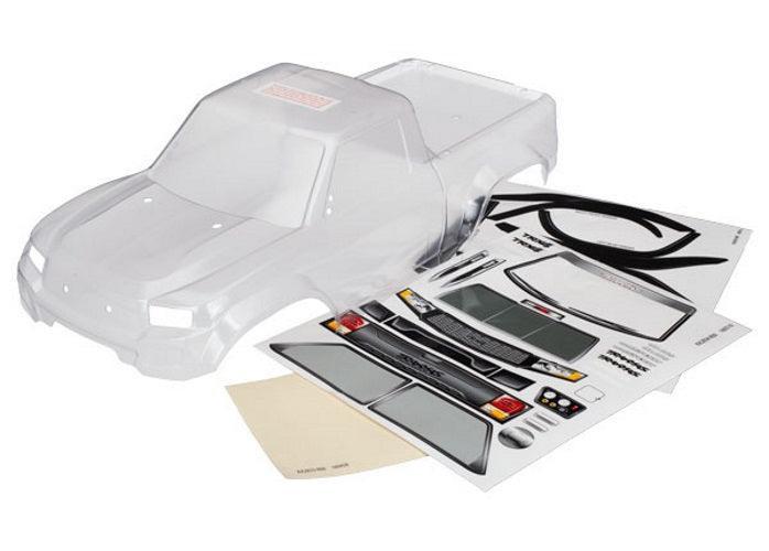 Traxxas 8111R Body (Clear, Trimmed, Die-cut For Led Light Kit) Trx-4 Sport