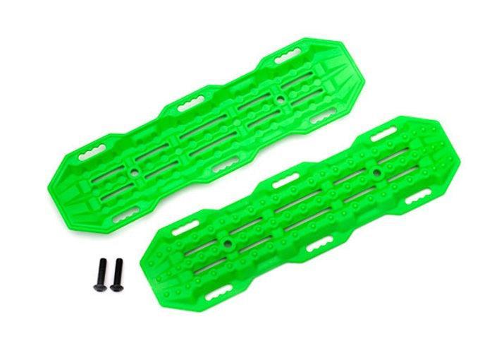 Traxxas 8121G Traction Boards Green /Mounting Hardware