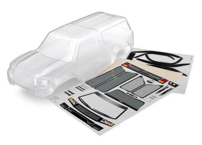 Traxxas 8112 Clear Body with camper TRX-4 Rock Crawler