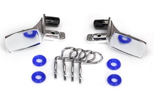 Traxxas 8133 Chrome Side Mirrors with O-Rings/Body Clips Traxxas TRX-4