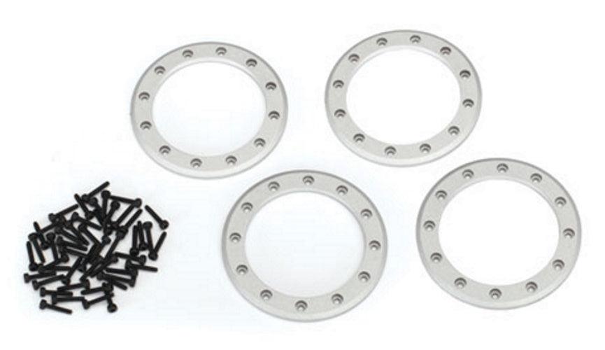 Traxxas 8168 Beadlock Rings Satin (2.2') (Aluminum) (4) /2x10 CS (48) TRX-4