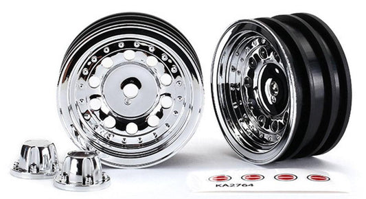 Traxxas 8175 Wheels 1.9 Chrome /Center Caps (Requires #8255A) TRX-4