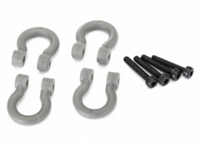 Traxxas 8234 Bumper D-Rings Grey (Front or Rear) w/ 2.0x12 CS (4) TRX-4