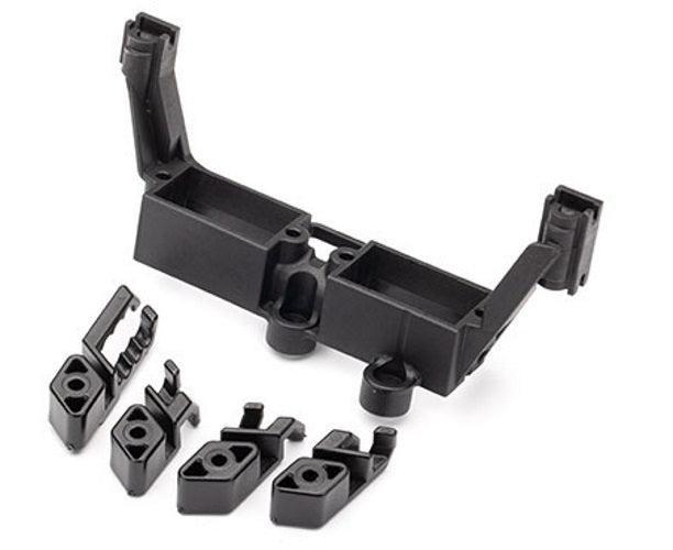Traxxas 8240X Servo Mount, 2-Speed/ Servo Mount, T-Lock/Wire Clips