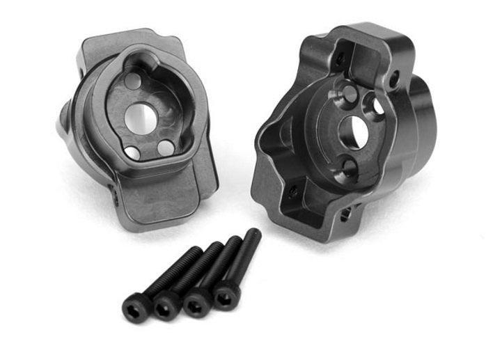 Traxxas Portal Drive Axle Mount Rear 6061-T6 Aluminum Charcoal Gray 2.5x16 CS