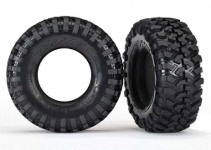 Traxxas 8270 Tires Canyon Trail 1.9 w/ Foam inserts (2) TRX-4