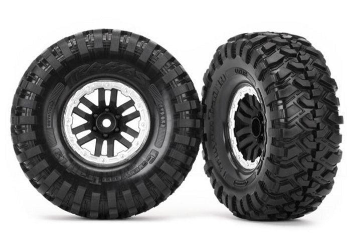 Traxxas 8272X Canyon Trail 1.9 Tires On TRX-4 Satin Bealock Wheels
