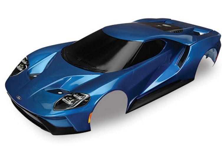 Traxxas 8311A Body Ford GT Blue (Painted, Decals Applied)