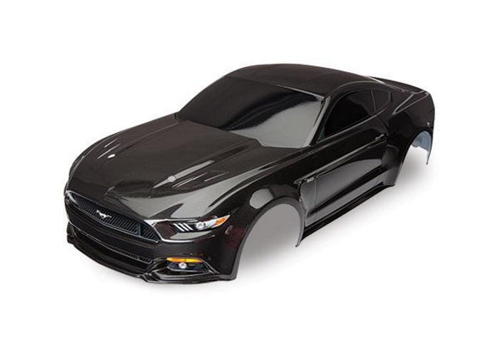 Traxxas 8312X Black Pre-Painted Body w/Decals Ford Mustang GT 4-Tec 2.0