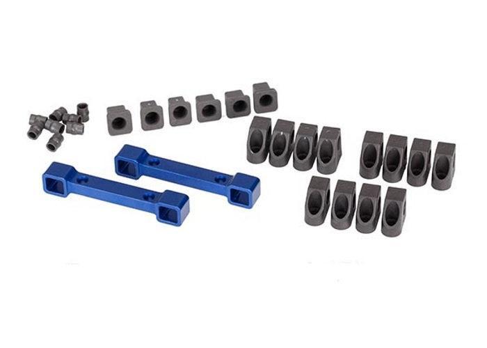Traxxas 8334X Blue Aluminum Suspension Arm / Mount Set 4-Tec 2.0
