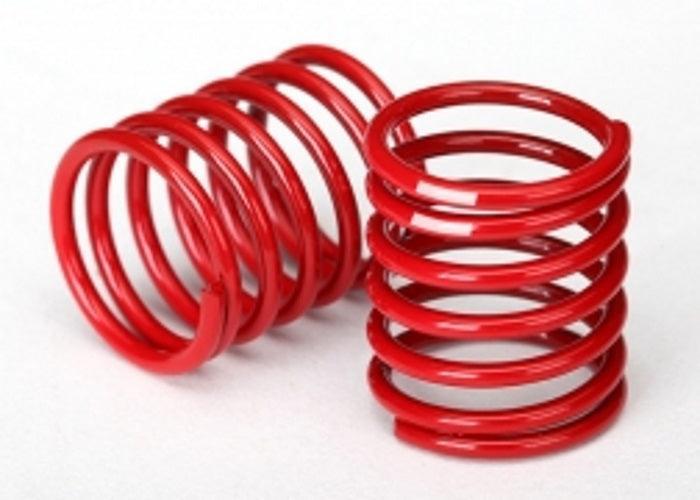 Traxxas 8366 Spring Shock (Red) (2.8 rate, White Stripe) (2) 4-Tec 2.0